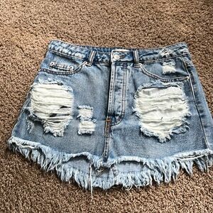 Vestique denim skirt small